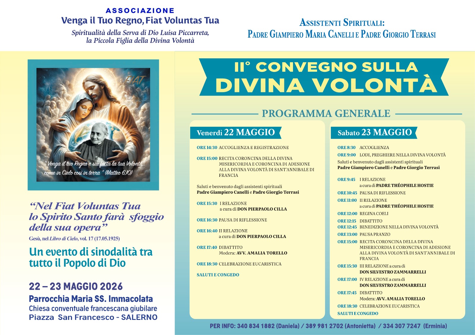 Convegno Divina Volonta 2026